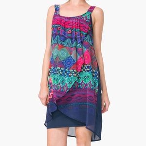 Desigual Navy‎ Magic Dress Women’s Sz 34